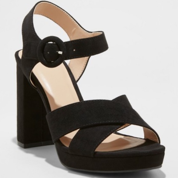 a new day Shoes - A New Day Retro Style Black Fiona Heels